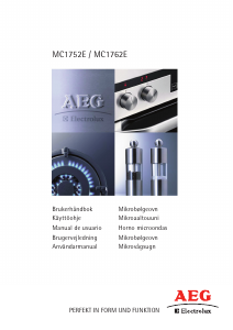 Bruksanvisning AEG MC1762E-B Mikrovågsugn