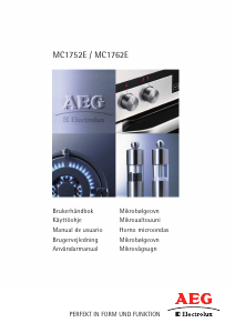 Manual de uso AEG MC1762E-M Microondas
