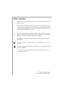 Manual AEG MCC663E-AGB Microwave