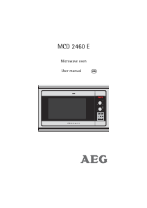 Handleiding AEG MCD2460EW Magnetron