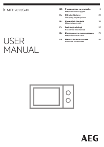 Manual de uso AEG MFD2025S-M Microondas