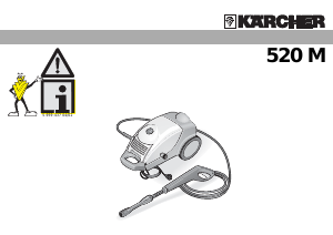 Manual Kärcher 520 M Máquina de limpeza a alta pressão