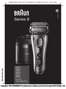 Manual Braun 9280cc Shaver