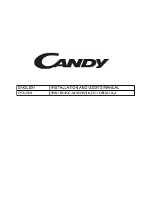 Instrukcja Candy CPY5MBG Okap kuchenny