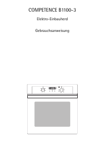 Bedienungsanleitung AEG B1100-3-M Backofen