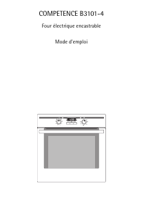 Mode d’emploi AEG B3101-4-W EURO Four
