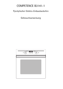 Bedienungsanleitung AEG B3141-1-M Backofen