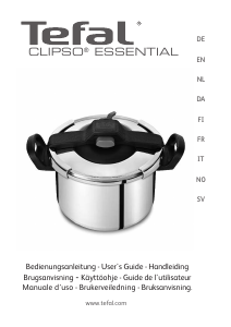 Manual Tefal P4424736 Clipso Essential Pressure Cooker