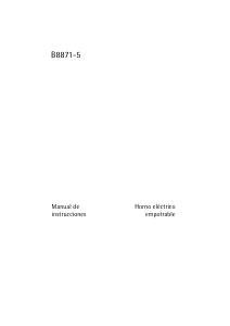 Manual de uso AEG B8871-5-M Horno