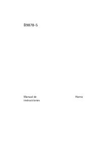 Manual de uso AEG B9878-5-M Horno