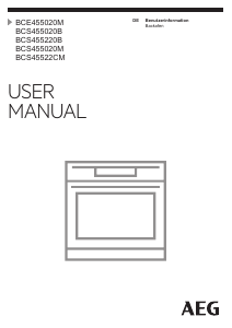 Bedienungsanleitung AEG BCS455020M Backofen