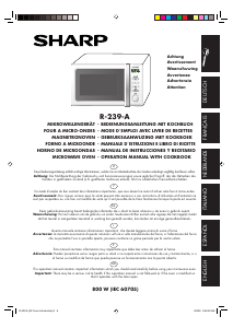 Mode d’emploi Sharp R-239-A Micro-onde