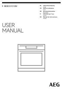 Manual de uso AEG BEB331010M Horno