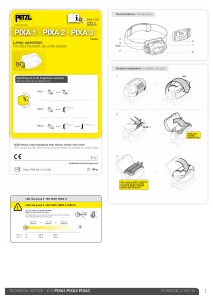 説明書 Petzl Pixa 3 懐中電灯