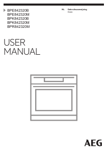 Handleiding AEG BPE842320M Oven
