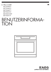 Bedienungsanleitung AEG BS730417IM Backofen