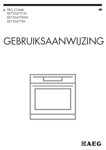 Handleiding AEG BS7304701M Oven