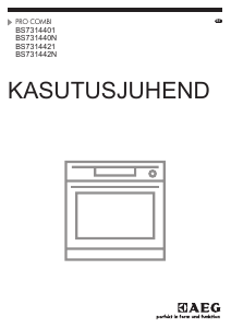 Kasutusjuhend AEG BS731440NM Ahi