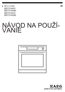 Návod AEG BS731442NM Rúra