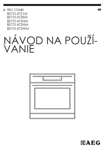 Návod AEG BS731472NM Rúra