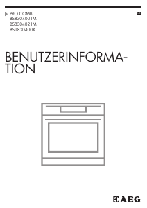 Bedienungsanleitung AEG BS8304021M Backofen