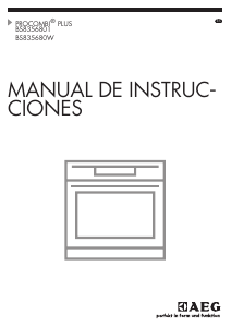 Manual de uso AEG BS835680WM Horno