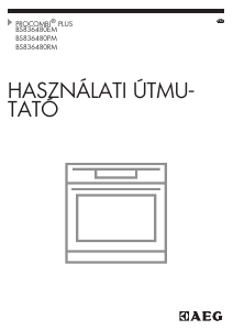 Használati útmutató AEG BS836480RM Kemence