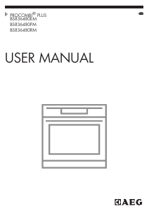 Handleiding AEG BS836480RM Oven