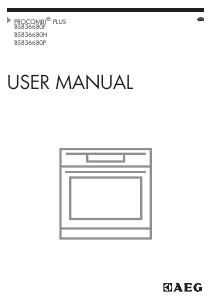 Manual AEG BS836680NM Oven
