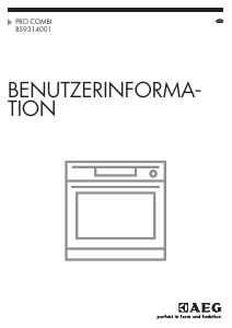 Bedienungsanleitung AEG BS9314001M Backofen