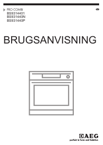 Brugsanvisning AEG BS9314401M Ovn