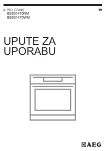 Priručnik AEG BS931470WM Pećnica