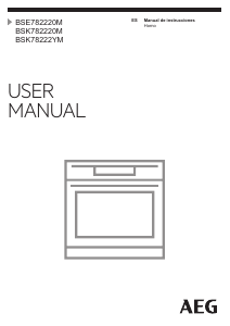 Manual de uso AEG BSK78222YM Horno