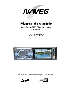 Manual Naveg NVS 3079TV Auto-rádio