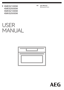 Manual AEG KMK521000M Oven