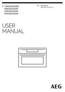 Manual AEG KMK565000M Oven
