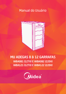 Manual Midea WBA081 Cave de vinho