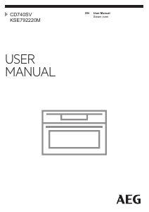Manual AEG KSE792220M Oven
