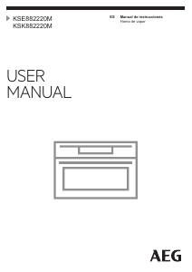 Manual de uso AEG KSK882220M Horno