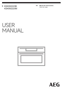 Manual de uso AEG KSK892220M Horno