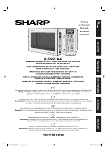 Manuale Sharp R-85ST-AA Microonde