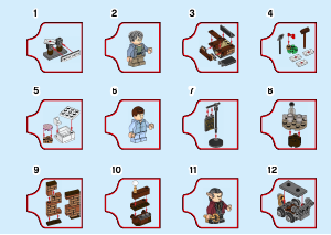 Manual Lego set 76390 Harry Potter Advent calendar