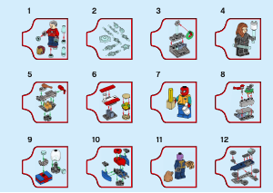 Rokasgrāmata Lego set 76196 Super Heroes LEGO Marvel Atriebēju Adventes kalendārs