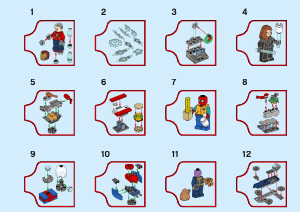 Manual Lego set 76196 Super Heroes Avengers advent calendar