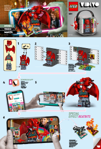 Manuale Lego set 43109 VIDIYO Metal Dragon BeatBox