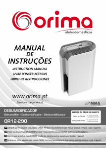 Mode d’emploi Orima OR12-290 Déshumidificateur