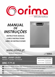 Manual Orima ORC 171 X Máquina de lavar louça