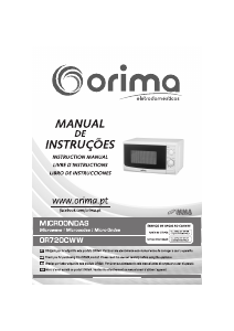 Mode d’emploi Orima OR-720-CWW Micro-onde