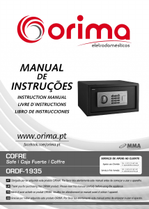 Manual Orima ORFD-1935 Safe