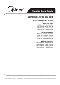 Manual de uso Midea MSNO-09C-01F Aire acondicionado